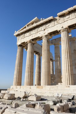 parthenon Tapınağı Atina Akropol'sütunları