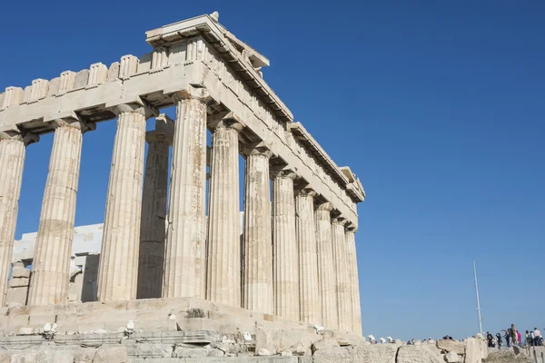 Columns of Parthenon temple in Acropolis — Stock Photo, Image