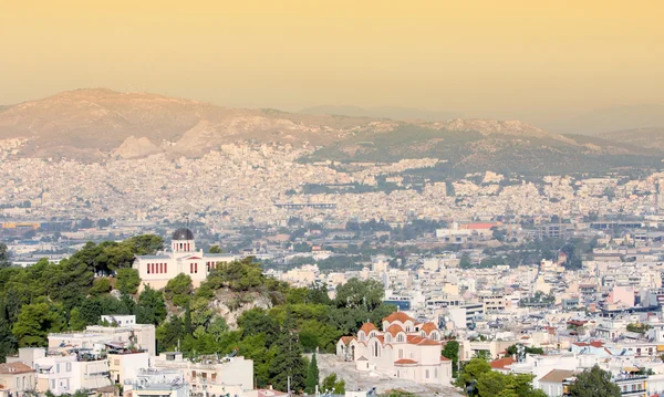 Nationale observatorium in de stad Athene — Stockfoto