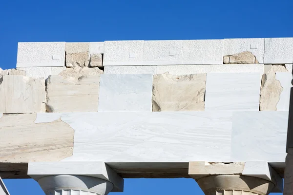 Reconstruction work on Parthenon temple — Stock Photo, Image