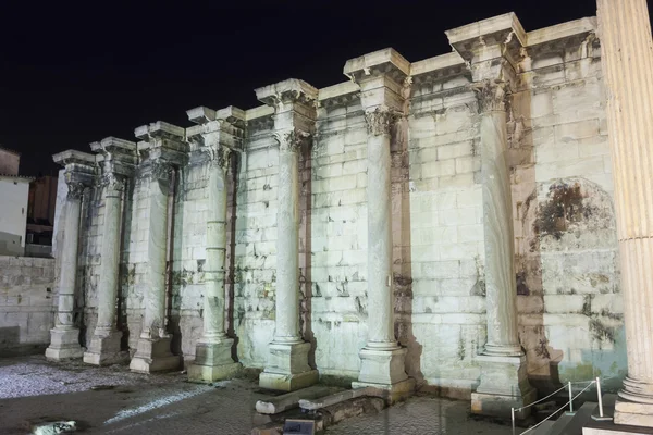 Окружающая стена Адрианской библиотеки — стоковое фото