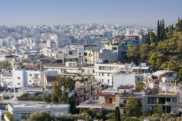 Athene stad panorama — Stockfoto