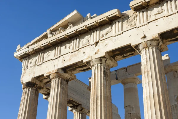 Close up of columns in Parthenon — Stock Photo, Image