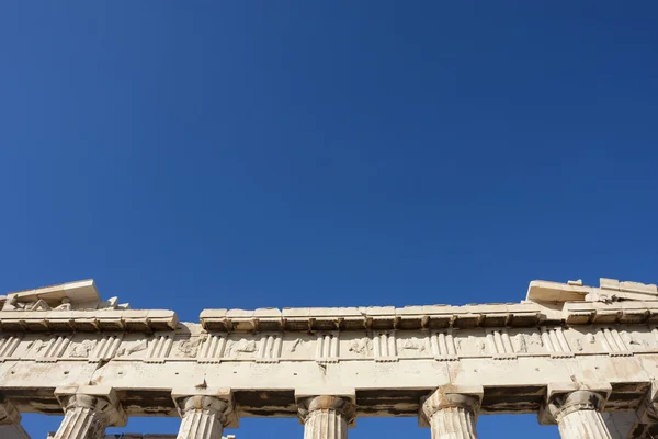 Primer plano del templo de Partenón — Foto de Stock
