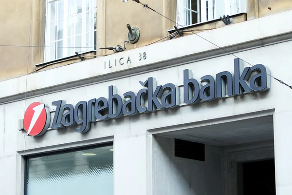 Zagrebacka banka logo — Stock Photo, Image
