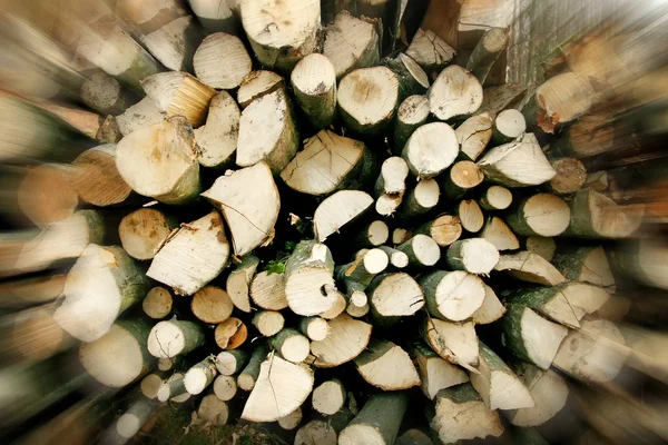 Pile di legna da ardere modificato digitalmente — Foto Stock