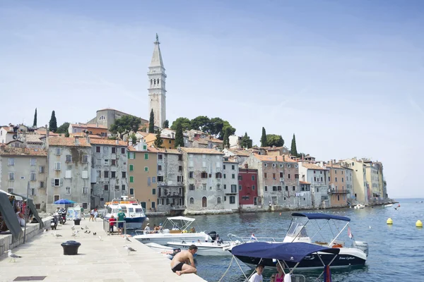 Gamla staden rovinj — Stockfoto