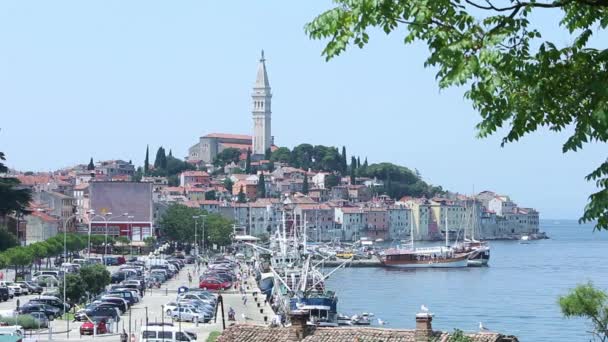 Le cœur de la ville de Rovinj — Video