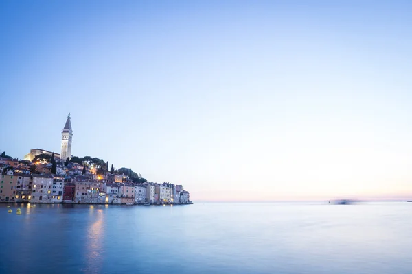 Solnedgång på Adriatiska kusten — Stockfoto