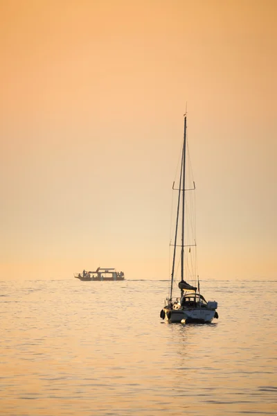 Mare Adriatico al tramonto — Foto Stock