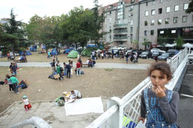 Çadırlarda Suriyeli göçmenler