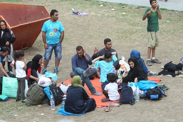 Refugees in Serbia — Stock Photo, Image