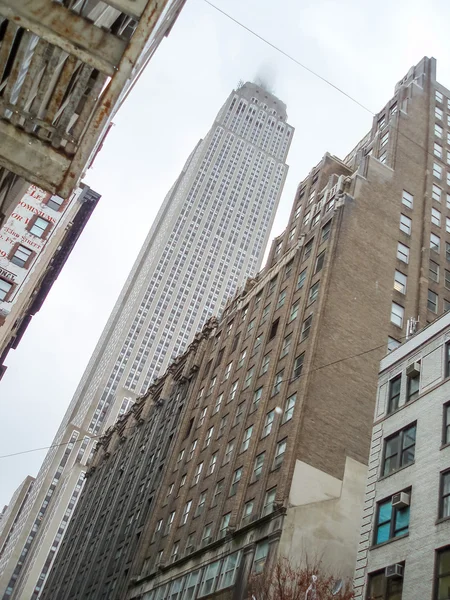 Empire State Building low angle view Royalty Free Stock Photos