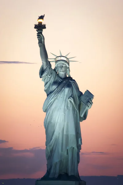 Estatua de vista frontal de la libertad — Foto de Stock