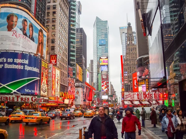 Tráfico en Times Square — Foto de Stock