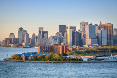 Üst New York Bay finans bölgesi