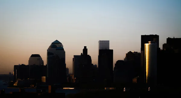 曼哈顿市中心日落 — 图库照片