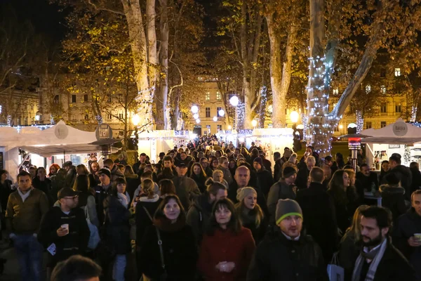 Advent on Zrinjevac park — Stock Photo, Image