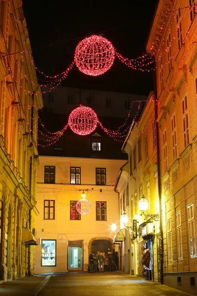 Christmas decoration in city