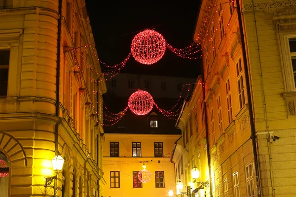 Christmas decoration in Zagreb — стокове фото