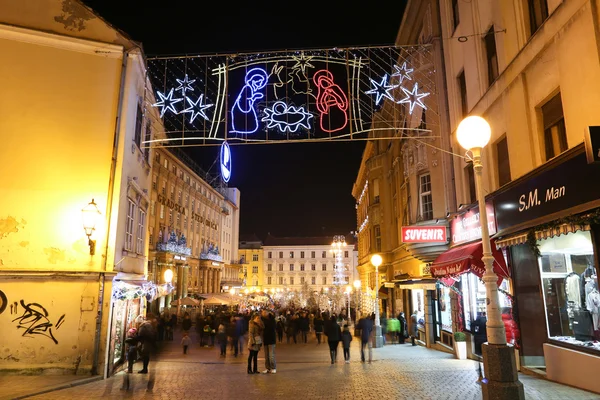 Decoração de Natal em Zagreb — Fotografia de Stock