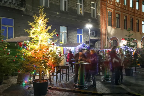 Advent v srdci Záhřebu — Stock fotografie