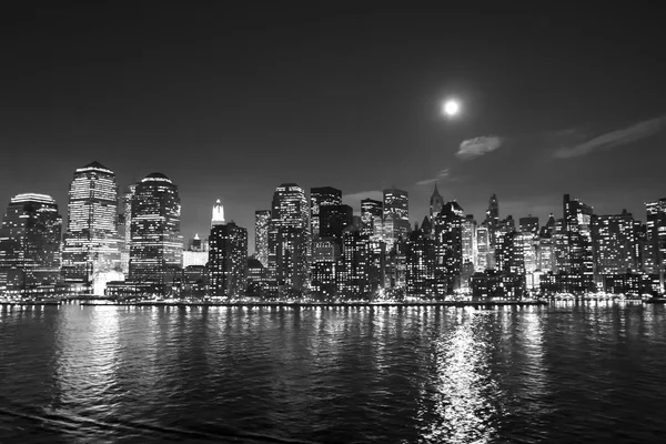 Finans bölgesi gökdelenler bw