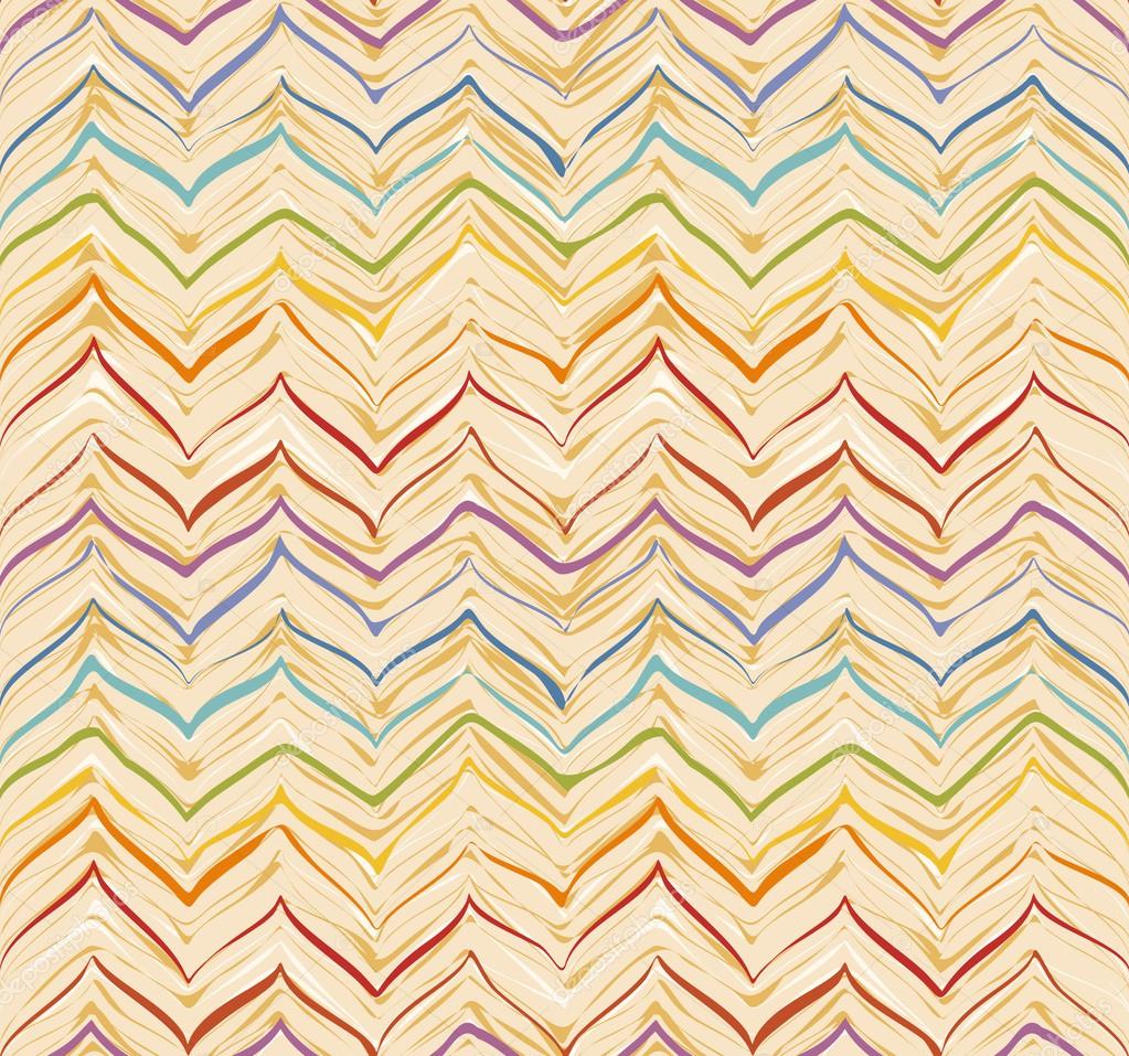 Colorful stripes seamless zigzag pattern. Abstract background wi — Stock Vector © portarefortuna