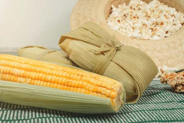 Doces deliciosos para a Festa Brasileira da Junina — Fotografia de Stock