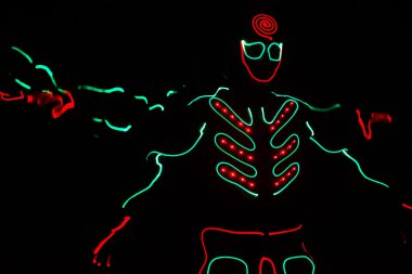 takım LED'ler kostümleri dans