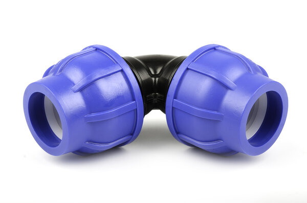 Plastic pipe connector