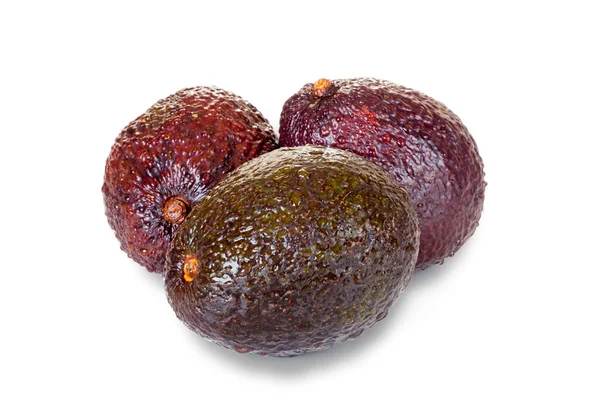 Three ripe avocados — Stock Photo, Image