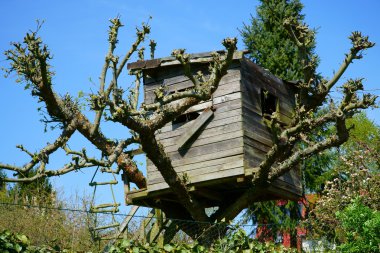 Ev yapımı Treehouse