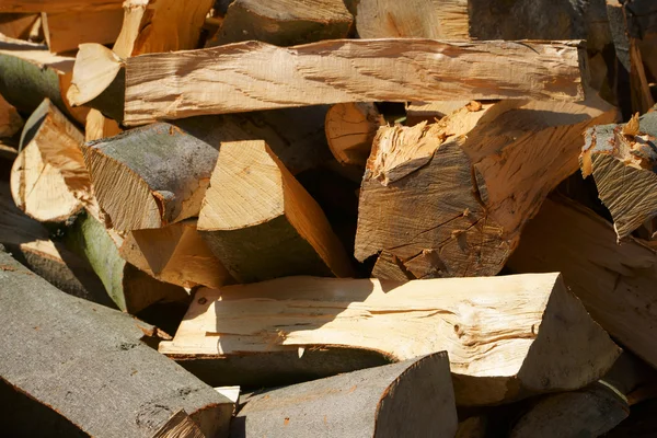 Detail of dry firewood — Stock Photo, Image