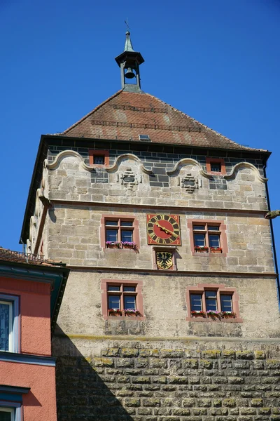 Black Gate in de stad van Rottweil - Baden-Wuerttemberg — Stockfoto