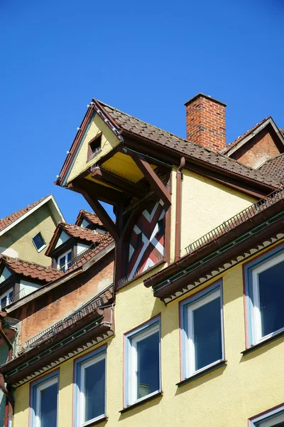 Prohlédni si na střechy starého německého města Rottweil — Stock fotografie