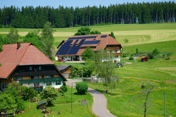 Landhuis en een boerderij in het Zwarte Woud — Stockfoto