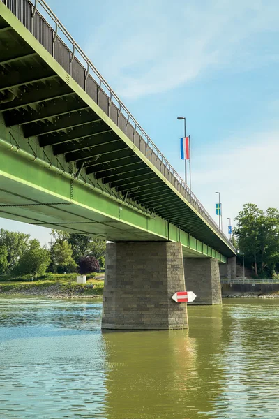 Rheinbrücke bei Breisach — Stockfoto