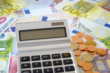 Calculator is on euro currency