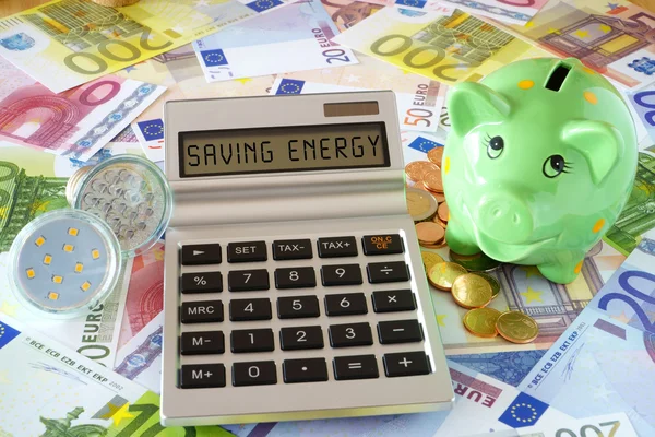 Saving Energy with LED Lamps — Stock Photo, Image