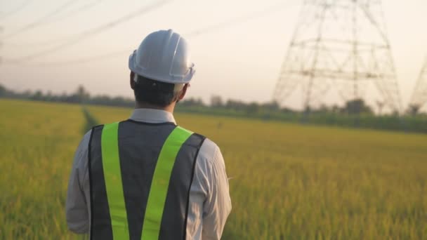 Concetto Ingegnere Risoluzione Dipendenti Stanno Pianificando Loro Lavoro Nel Cantiere — Video Stock