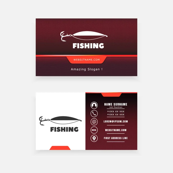 Concept Fishing Gear Vector — Stock Photo, Image