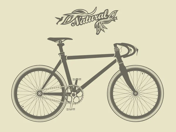 Vintage sport cykel — Stock vektor