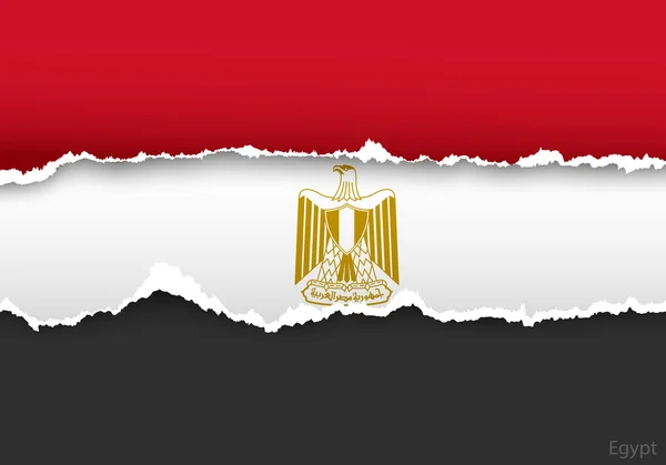 Designflagge von Ägypten — Stockvektor