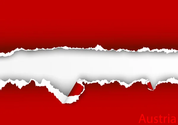 Desain bendera Austria - Stok Vektor