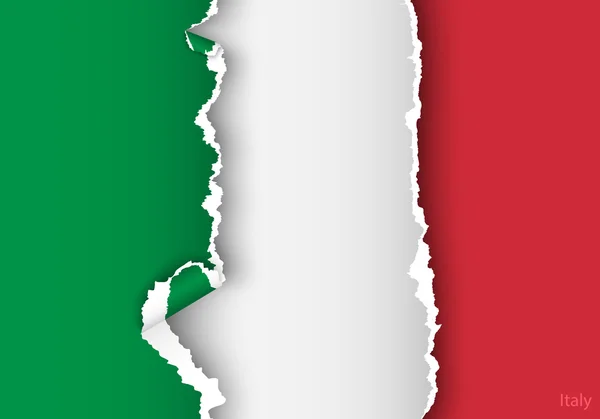 Drapeau design de Italie — Image vectorielle