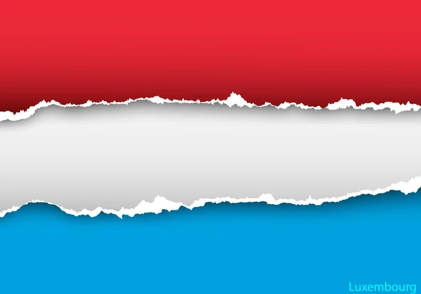 Desain bendera Luksemburg - Stok Vektor