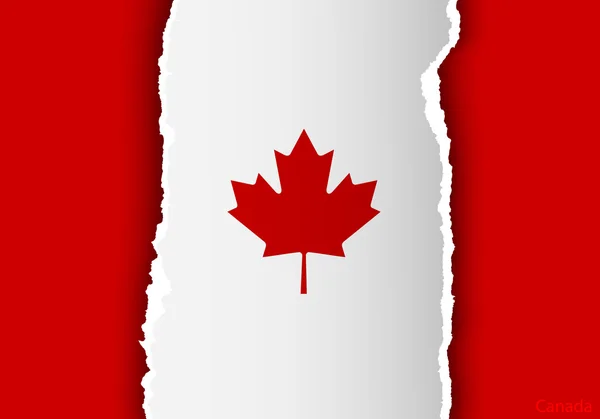 Návrh vlajka Kanady — Stockový vektor