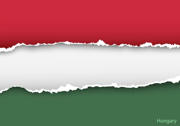 Design flag of Hungary — Stock Vector