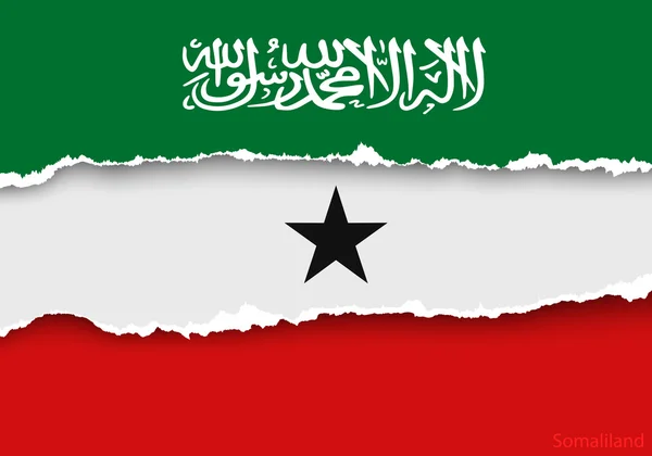 Bandeira de Design de Somaliland — Vetor de Stock